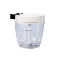 Sourire maman Portable Mini multifonctionnel en plastique PP coupe-légumes alimenté à la main nouvelle condition tirer cordon hachoir fruits légumes