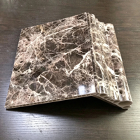 Profilé décoratif moderne en PVC creux imitation marbre pour cadre de porte d'ascenseur, encadrement de fenêtre, mur de fond, villa et hôtel