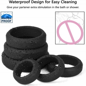 <span class=keywords><strong>Anneau</strong></span> pénien en silicone pour hommes, <span class=keywords><strong>anneau</strong></span> de retenue des testicules, anneaux retardateurs de l'éjaculation, jouet sexuel pour hommes, jouets pour adultes pour couples, étanche - Product Image 2
