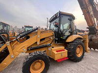 Tractor DE RUEDAS 4x4 usado con cargador y retroexcavadora Cargador de ruedas usado en venta en todo el mundo, con dos ruedas a la venta