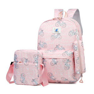 Sac à dos de grande capacité pour filles à la mode pour collégiens et lycéens doublure en polyester fermeture à glissière - Product Image 6