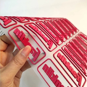 Oferta Especial: Logotipos de Transferencia Térmica de Silicona Personalizados Directos de Fábrica para Uso en Prensa de Calor Dual, <span class=keywords><strong>Pegatinas</strong></span> de Marca para Prendas Exteriores - Product Image 4