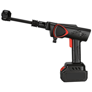 Pistolet de <span class=keywords><strong>lavage</strong></span> de voiture haute pression noir élégant 21V avec moteur 180W, pression d'eau de 10 bars, matériau ABS - Product Image 4