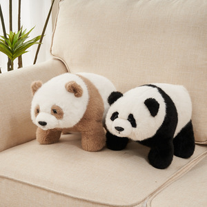 Peluche de <span class=keywords><strong>Mapache</strong></span> Panda de Alta Calidad, Color Brillante, Felpa Larga, Decoración para Abrazar, Relleno de Algodón PP para Cumpleaños - Product Image 5