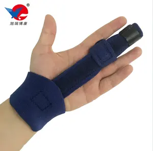 触发手指夹板槌状手指支架，用于食指中环指肌腱释放和止痛