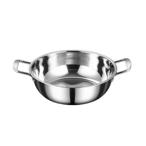 Stainless Steel Soup Pot 53453 Large Capacity Induction Safe Hot Pot Household Commercial Use Clear Broth Pot - Product Image 5