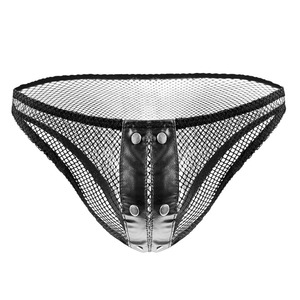 Sfilata di biancheria intima da <span class=keywords><strong>uomo</strong></span> biancheria intima Sexy perizoma in <span class=keywords><strong>pelle</strong></span> con stringhe da <span class=keywords><strong>uomo</strong></span> - Product Image 1