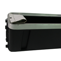 Flight case robuste en ABS personnalisé pour équipement audio et éclairage, idéal pour le transport sur route