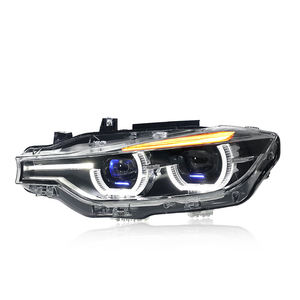 Phare de voiture pour <span class=keywords><strong>BMW</strong></span> Série 3 F30 2013-2018 F35, projecteur DRL, lentille de projecteur, clignotant LED dynamique, 12V 6000K, neuf - Product Image 3