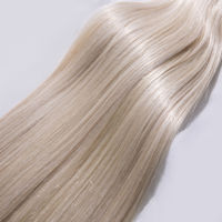 Vente directe usine – Tissage de cheveux humains russes doublement étirés, cuticules intactes, sans nœuds, doux, Remy, pour cheveux courts