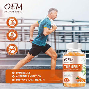 OEM/ODM Label pribadi Kurkumin Gummies kunyit suplemen diet untuk menghilangkan rasa sakit - Product Image 2