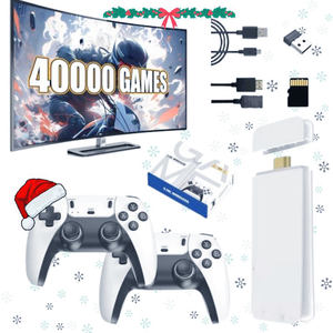 Stick de jeu TV portable 128 Go M15 4K avec manettes sans fil 2,4 G, console de jeu vidéo pour PS1 GBA <span class=keywords><strong>NES</strong></span> - Product Image 1