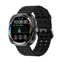 Montre connectée BW8 à succès avec carte SIM et caméra pour homme, écran 1,51 pouces, fréquence cardiaque, appels mains libres, télécommande