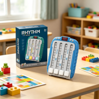 Console de jeu électronique portable personnalisée en gros pour l'éducation, jouet musical de décompression à pression