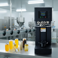 Machine de scellage électrique professionnelle automatique à chaud pour boîtes de conserve de qualité alimentaire, dispositif de scellage de bocaux avec transmission par engrenages