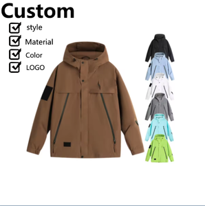 Wholesale Men's Fashion Winter <b>Jacket</b> Customizable Logo Printed Bomber Windbreaker <b>Jacket</b> - Product Image 1