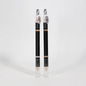 Hochglänzender Stift Bogen-Lidschatten nachhaltiger Gesichts-Highlight-Stift 2-in-1-Stift-Stick doppelseitige Kontur Augenbraue Hochglänzender Stift