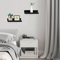 Étagère murale en bois en forme de L, étagères murales flottantes en bois pour la décoration de la chambre à coucher et du salon