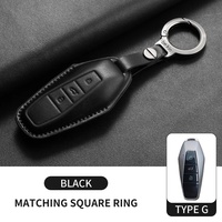 Étui de protection en cuir pour clé de voiture Chery Icar 03 Icar03T AIQAR EQ3 EQ5 EQ7 JAECOO J6 J7 J8, coque de clé de voiture à distance, accessoires