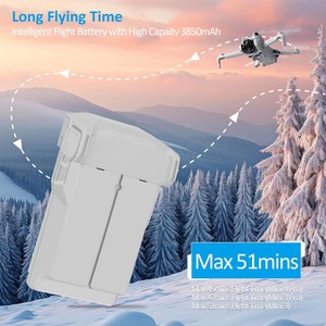 อะไหล่แบตเตอรี่ลิเธียม3850mAh สำหรับ <span class=keywords><strong>DJI</strong></span> <span class=keywords><strong>MINI</strong></span> <span class=keywords><strong>3</strong></span>/4/5 <span class=keywords><strong>PRO</strong></span> <span class=keywords><strong>MINI</strong></span> <span class=keywords><strong>3</strong></span> Drone อัจฉริยะเที่ยวบิน <span class=keywords><strong>MINI</strong></span> <span class=keywords><strong>3</strong></span> Li-ion - Product Image 4