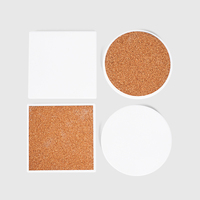 Carreaux de céramique blancs pour sous-verres, carreaux de céramique blancs pour sous-verres, carreaux de Sublimation en céramique
