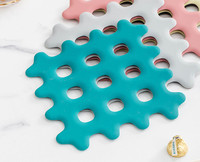 Napperons en Silicone antidérapant, tapis de Table, résistant à la chaleur, imperméable, pour la cuisine, la salle à manger, 1 pièce