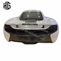 Kit carrosserie complet style 650S pour McLaren MP4-12C : ailes avant, pare-chocs arrière, capot, jupes latérales, phares, spoiler.