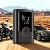 High Quality Portable 19mm 150psi Tire Inflator Smart Wireless Air Pump Digital Display Power Bank Function Emergency Light