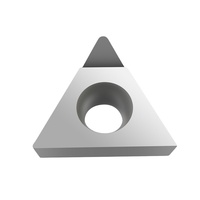 Plaquettes d'outillage PCD diamantées haute dureté, plaquettes en carbure pour tour CNC, plaquettes PCD professionnelles pour aluminium
