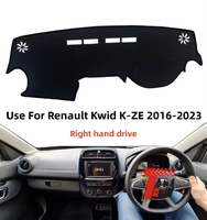 Taijs usine bonne qualité Accessoires polyester matériel voiture tableau de bord tapis tableau de bord couverture utilisation pour Renault Kwid K-ZE 2016-2023