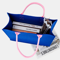 Sac de courses réutilisable en feutre écologique personnalisé avec impression sérigraphique pour une utilisation quotidienne et les activités de plein air
