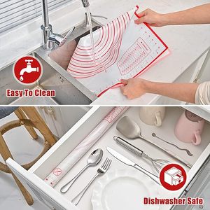<span class=keywords><strong>Tapis</strong></span> de cuisson en silicone rouge de qualité alimentaire, écologique, 40 x 60 cm, épaisseur 0,4 mm, antidérapant, <span class=keywords><strong>pour</strong></span> étaler la <span class=keywords><strong>pâte</strong></span>, la croûte de <span class=keywords><strong>tarte</strong></span>, le fondant, et comme revêtement de four - Product Image 5