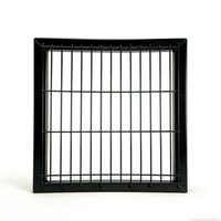 Système de clôture extérieure en acier au carbone anti-escalade haute sécurité, design treillis, style moderne durable, clôture de sécurité 358 pour prison