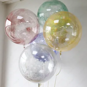 नया 20 इंच लेजर सेक्विन बोबो बॉल वेडिंग बर्थडे पार्टी वातावरण व्यवस्था दृश्य ड्रेस अप बॉल सजावट बोबो गुब्बारे