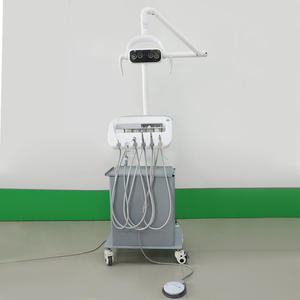 Turbine dentaire portable Rixi avec compresseur d'air intégré, chariot dentaire mobile pour thérapie orale - Product Image 4