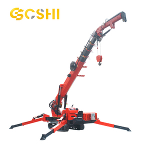 <span class=keywords><strong>Grue</strong></span> araignée diesel 8 tonnes à commande facile, hauteur de levage 21 m, <span class=keywords><strong>petite</strong></span> <span class=keywords><strong>grue</strong></span> <span class=keywords><strong>mobile</strong></span> hydraulique pour l'installation de vitres - Product Image 1