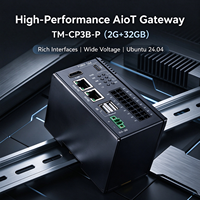 Passerelle industrielle open source TM-CP3B-P RK3566 pour calcul en périphérie IIoT, ordinateur sur rail DIN, RS485, RS232, CAN, personnalisation privée, OEM