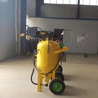 Machine de sablage humide portable Jichuan, contrôle PLC, certifiée CE, garantie 1 an, pour le nettoyage de métaux/rouleaux en acier