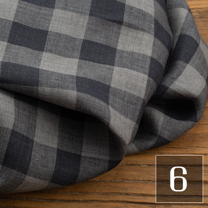 قماش الكتان الصديقةو الصديقةقماش الكتان المصبوغ للبيع بالجملة مصنعين قماش منقوش نمط الفرنسية عادي المنسوجة اللباس - Product Image 5