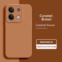Coque de téléphone portable unisexe en silicone souple avec finition mate et protection 360° pour Redmi Note 13/ 12T/Redmi Note 11