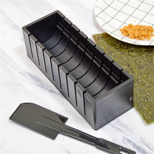 OEM et ODM 10 pièces <span class=keywords><strong>kit</strong></span> de <span class=keywords><strong>sushi</strong></span> ensemble bricolage manuel durable facile à nettoyer antiadhésif en plastique de qualité alimentaire <span class=keywords><strong>kit</strong></span> de fabrication de <span class=keywords><strong>sushi</strong></span> - Product Image 5