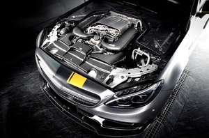 Kit de Tubo de Admisión de Aire de Fibra de Carbono Seca con Filtro de Aire, Sistema de Admisión de Alto Rendimiento para <span class=keywords><strong>Mercedes</strong></span> Benz W205 C63 C63S C63 Coupé 4.0T - Product Image 5
