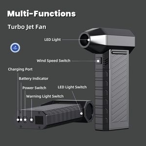 小型圧縮空気ダスター131000rpmポータブルハンドヘルドカーファン小型小型クリーンブロワー電動ジェットターボファンジェットファン - Product Image 4