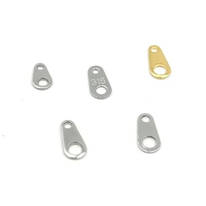 Connecteurs de bijoux en acier inoxydable, ovales, en forme de larme, carrés, pour bracelets, colliers et accessoires DIY, Anno Jewelry - Product Image 5