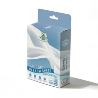 Feuilles de blanchiment concentrées sans chlore pour vêtements blancs, en vrac