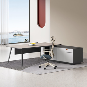 Zitai Boss bàn điều hành tối giản bàn lớn quản lý bàn văn phòng và Ghế kết hợp ghế chủ tịch bàn văn phòng - Product Image 3