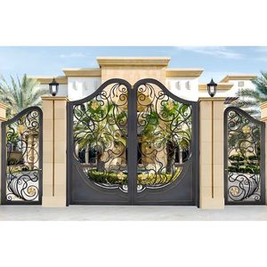 Cancello in Ferro Battuto Prima Luxurious con Intarsi Intricati per Villa, Cortile, Proprietà Esterna, Ingresso Carrabile, Portale - Product Image 1