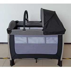 <span class=keywords><strong>Culla</strong></span> da Viaggio Pieghevole in Metallo <span class=keywords><strong>Design</strong></span> Europeo, Lettino per Neonati e Bambini per Uso Interno, Camera da Letto, Asilo, Campeggio all'Aperto e Hotel - Product Image 2