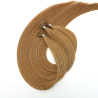 Extensiones de Cabello con Punta de Queratina Italiana Pre-adheridas de un Solo Donante 2026, Súper Doble Trama, Cabello Humano Virgen Europeo Remy, Tinte Más Oscuro