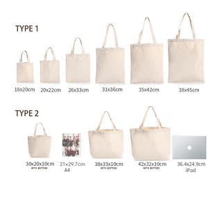 Bolsa de Mano Grande de Lona de Algodón Gruesa Color Beige Natural, 16 Onzas, para Compras, Playa, para Mujer, con Logotipo Personalizado Impreso, Venta al por Mayor, MOQ Bajo - Product Image 4